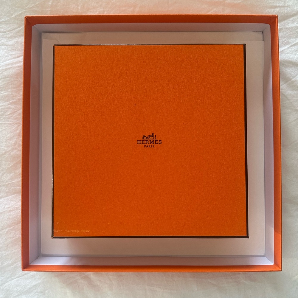 Two Hermes gift boxes